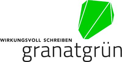 Granatgrün - Wirkungsvoll schreiben Logo